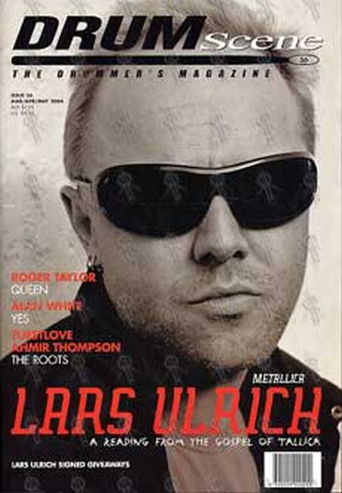 METALLICA - &#39;Drum Scene&#39; - Mar/Apr/May 2004 - Lars Ulrich On Cover - 1