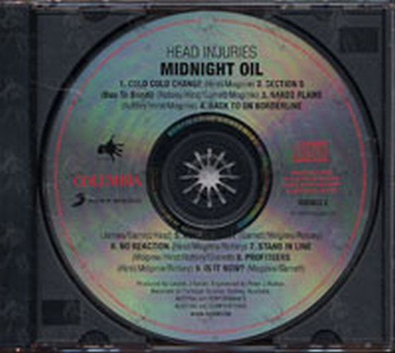 MIDNIGHT OIL - Head Injuries - 3