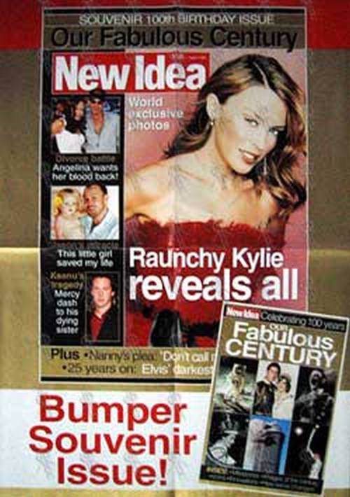 MINOGUE-- KYLIE - &#39;New Idea&#39; - August 2002 - Newsagent Promo - 1