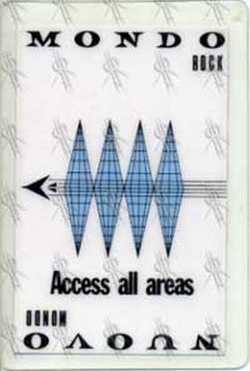 MONDO ROCK - Access All Areas Laminate - 1