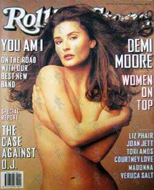 MOORE-- DEMI - &#39;Rolling Stone&#39; - March 1995 - Demi Moore On Cover - 1