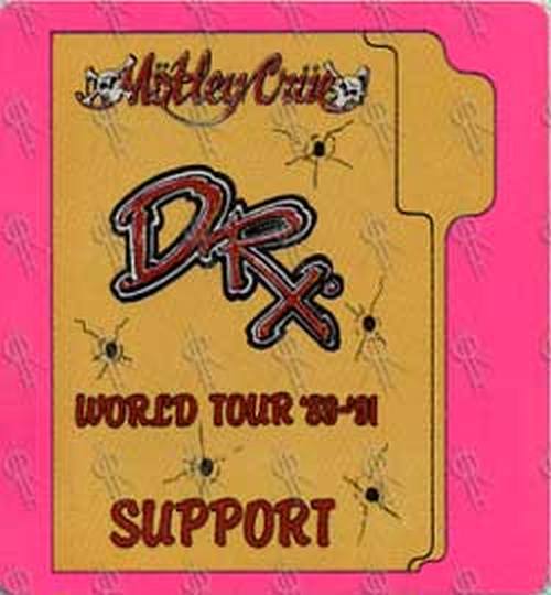 MOTLEY CRUE - &#39;Dr Feelgood&#39; 1989-1991 World Tour Support Pass - 1