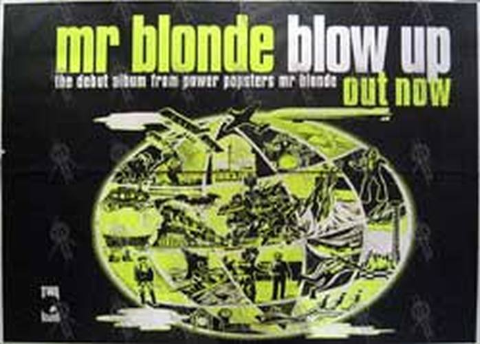 MR BLONDE - 'Blow Up' Album Poster - 1