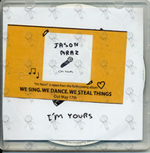 MRAZ-- JASON - I&#39;m Yours - 1