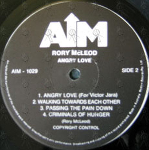 McLEOD-- RORY - Angry Love - 3