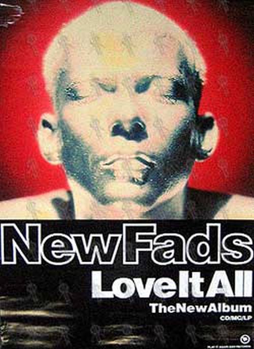 NEW FADS-- THE - 'Love It All' Album Poster - 1