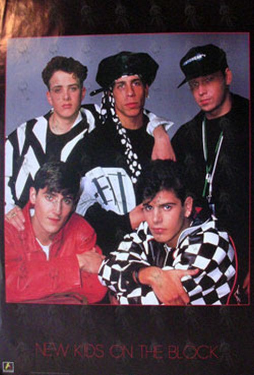 NEW KIDS ON THE BLOCK - &#39;Squares&#39; Group Image Poster - 1