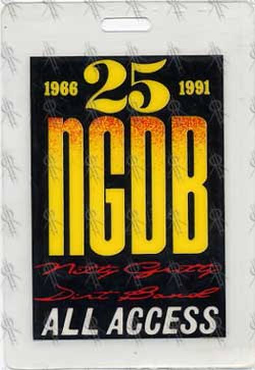 NITTY GRITTY DIRT BAND - 1991 Tour All Access Laminate - 1