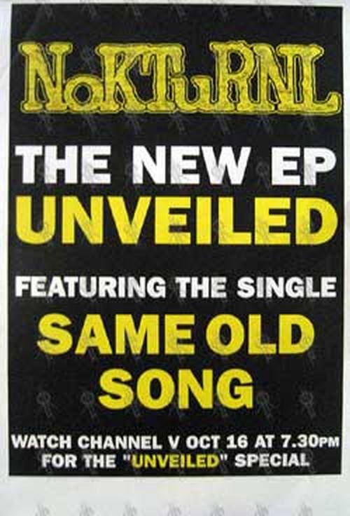 NOKTURNL - &#39;Unveiled&#39; EP Poster - 1