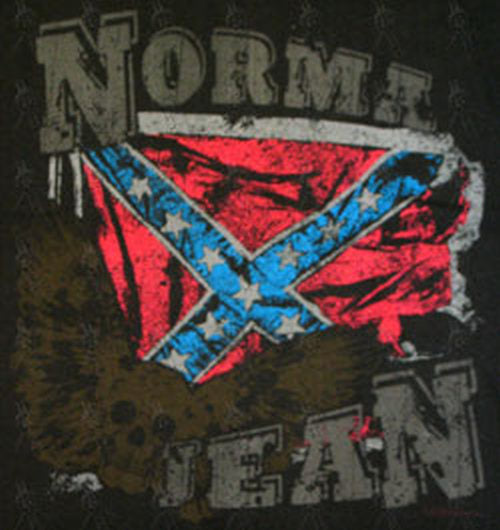 NORMA JEAN - Black &#39;Confederate Flag&#39; Design T-Shirt - 2