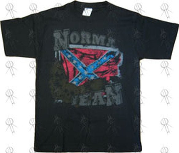 NORMA JEAN - Black &#39;Confederate Flag&#39; Design T-Shirt - 1