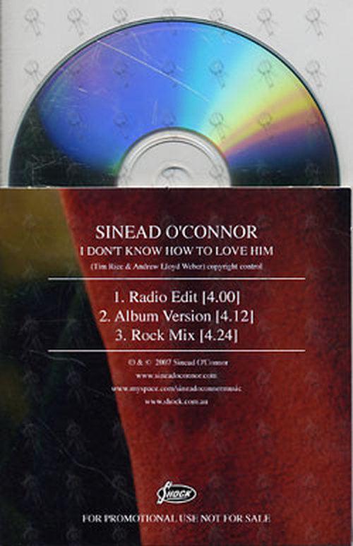 O&#39;CONNOR-- SINEAD - I Don&#39;t Know How To Love Him - 2