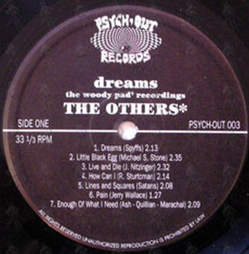 OTHERS-- THE - &#39;Dreams&#39; The Woody Pad Recordings - 3