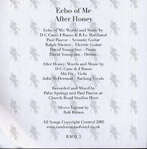 PALM SPRINGS - Echo Of Me - 2