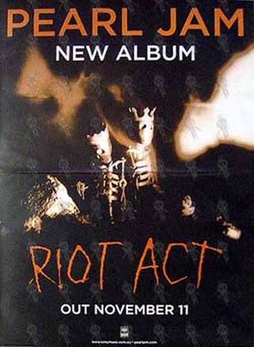 PEARL JAM - 'Riot Act' Album Poster - 1