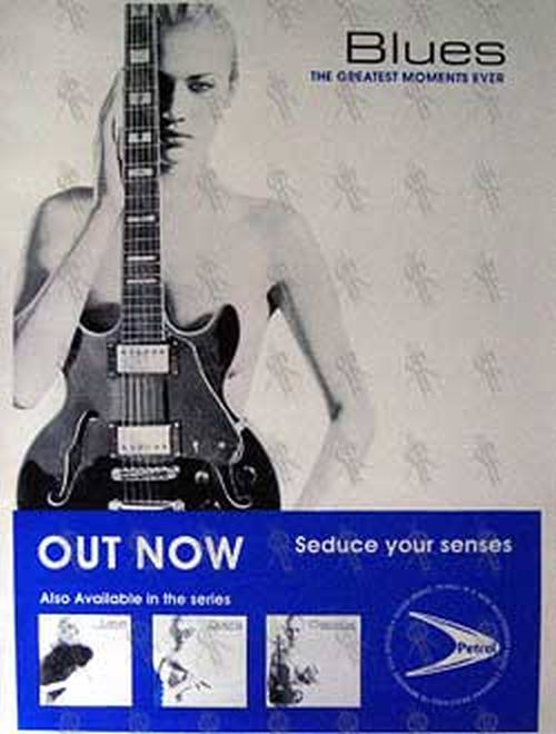 PETROL RECORDS - &#39;Blues - The Greatest Moments Ever&#39; Album Poster - 1