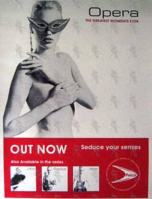 PETROL RECORDS - &#39;Opera - The Greatest Moments Ever&#39; Album Poster - 1