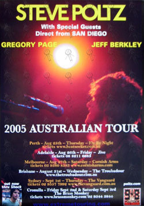 POLTZ-- STEVE - Australian 2005 Tour Poster - 1