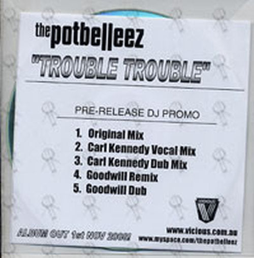 POTBELLEEZ-- THE - Trouble Trouble - 1