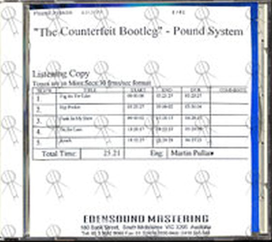 POUND SYSTEM - The Counterfeit Bootleg - 1