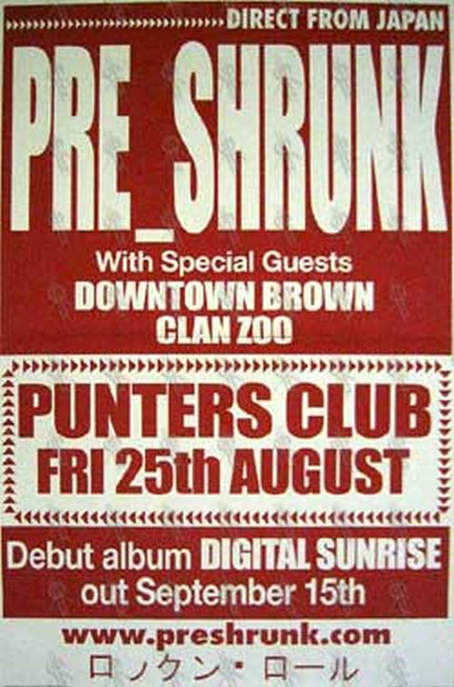 PRE-SHRUNK - 'Punters Club