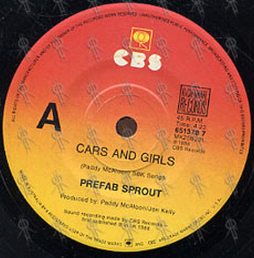 PREFAB SPROUT - Cars And Girls - 2