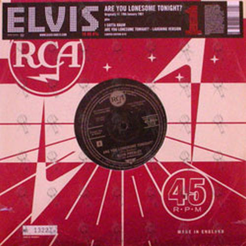 PRESLEY-- ELVIS - Are You Lonesome Tonight - 1