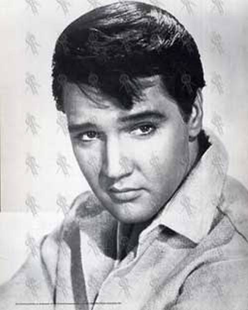 PRESLEY-- ELVIS - Black &amp; White Print (#442) - 1