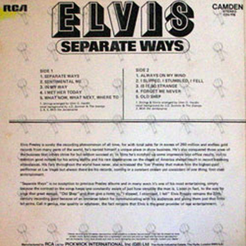 PRESLEY-- ELVIS - Seperate Ways - 2