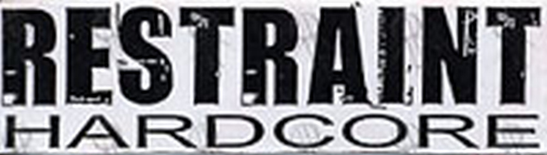 RESTRAINT - 'Restraint Hardcore' Sticker - 1