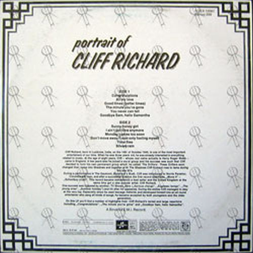 RICHARD-- CLIFF - Portrait Of Cliff Richard - 2