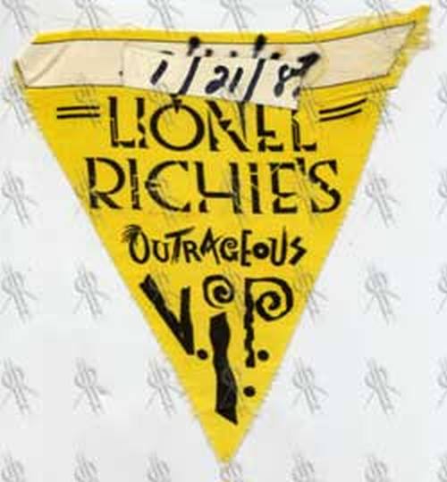RICHIE-- LIONEL - 'Outrageous' Tour V.I.P. Pass - 1