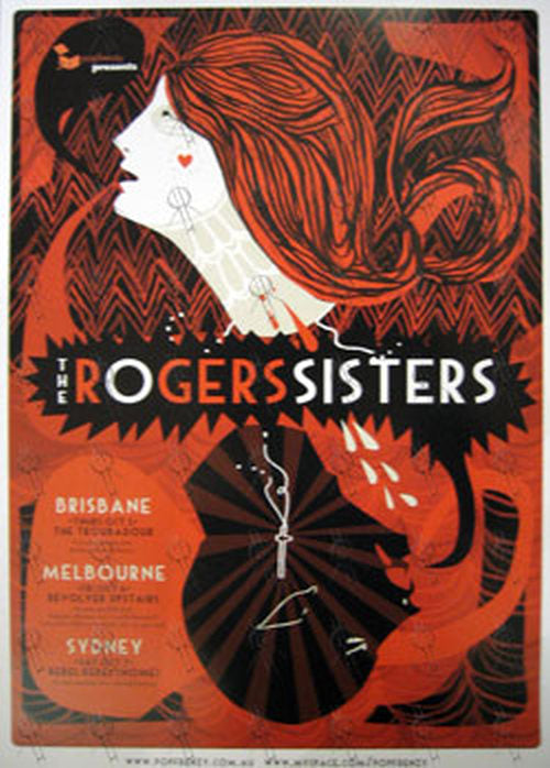 ROGERS SISTERS-- THE - 2006 Australian East Coast Tour Poster - 1