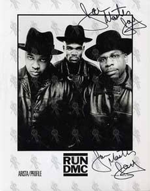 RUN DMC - 8 x 10 Record Company Photo - 1