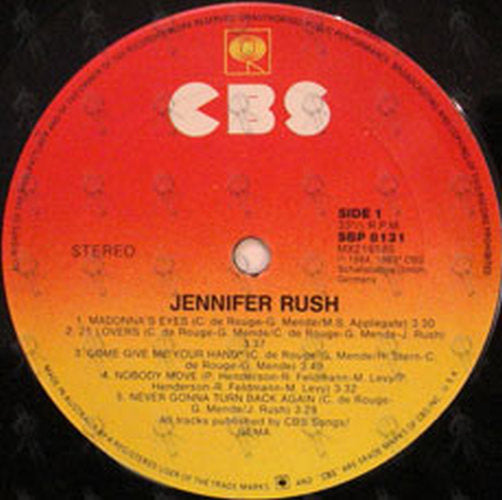 RUSH-- JENNIFER - Jennifer Rush - 3