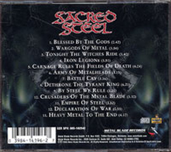 SACRED STEEL - Wargods Of Metal - 2