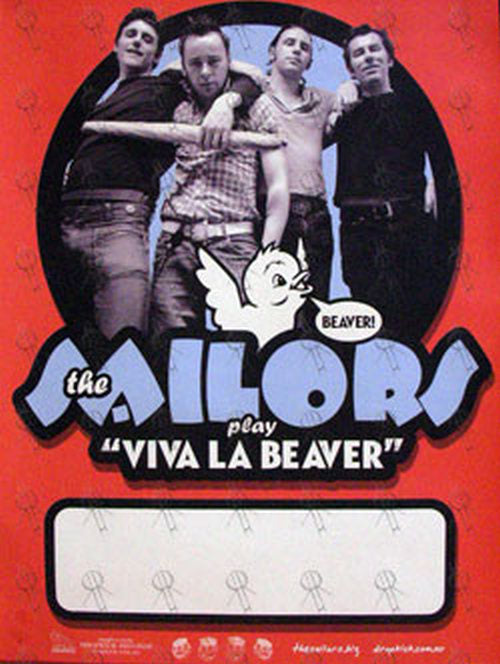 SAILORS-- THE - &#39;Viva La Beaver&#39; Tour Poster - 1