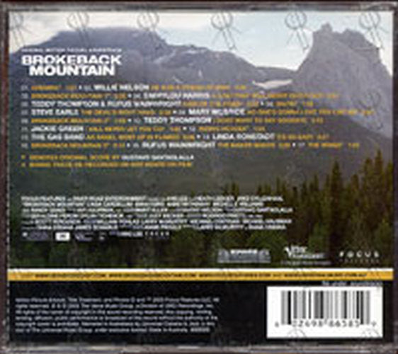 SANTAOLALLA-- GUSTAVO &amp; VARIOUS ARTISTS - Brokeback Mountain - 2