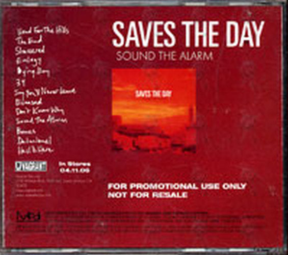 SAVES THE DAY - Sound The Alarm - 2