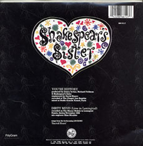 SHAKESPEARS SISTER - You&#39;re History - 2