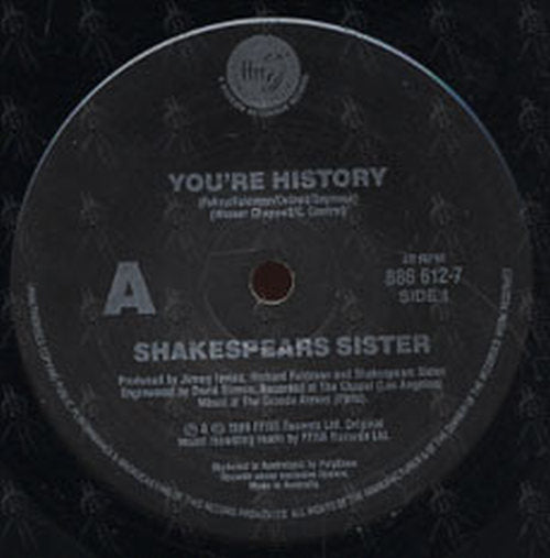 SHAKESPEARS SISTER - You&#39;re History - 3