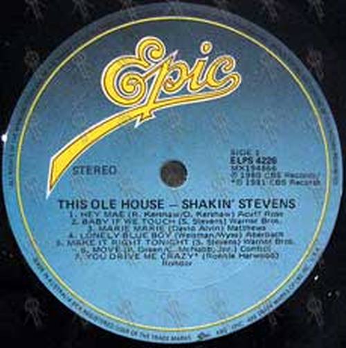 SHAKIN&#39; STEVENS - This Ole House - 3