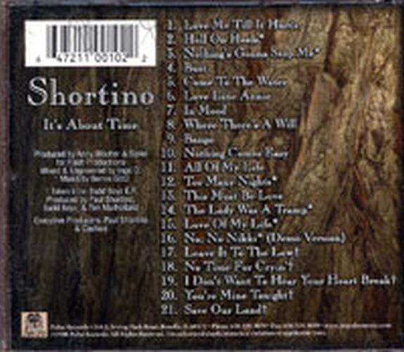 SHORTINO - It&#39;s About Time - 2