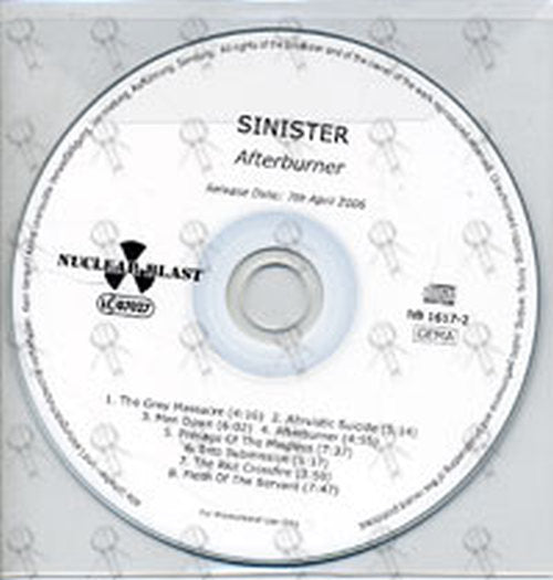 SINISTER - Afterburner - 1