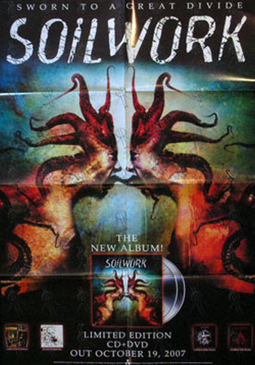 SOILWORK - &#39;Sworn To A Great Divide&#39; Album Promo Poster - 1