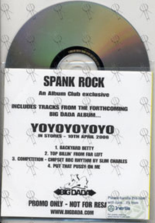 SPANK ROCK - Yo Yo Yo Yo Yo - 2