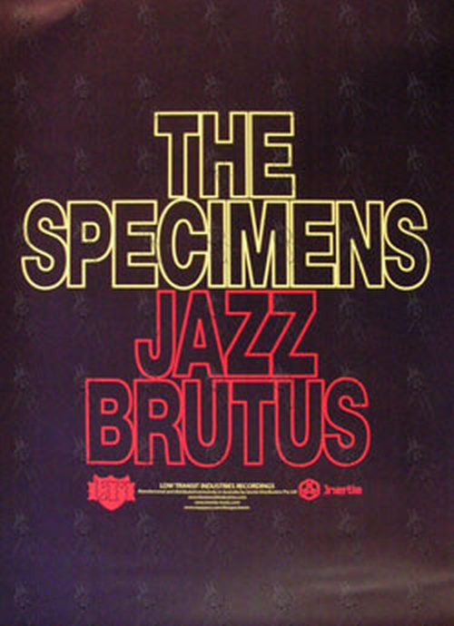 SPECIMENS-- THE - &#39;Jazz Brutus&#39; Album Promo Poster - 1