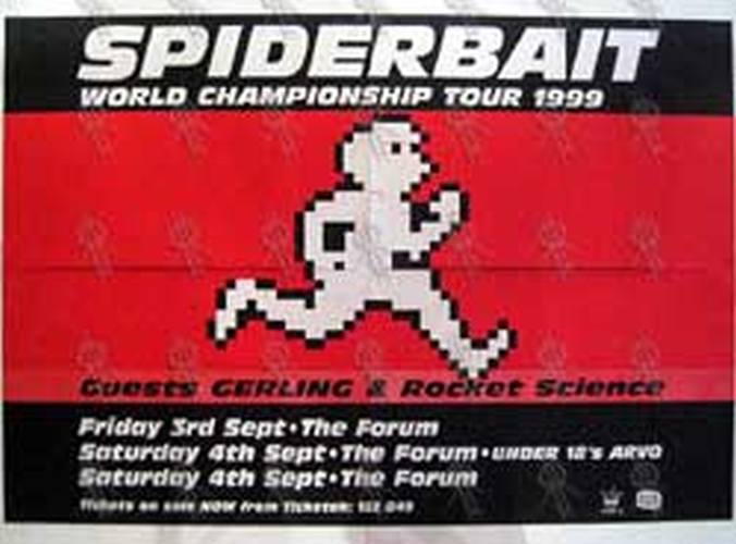 SPIDERBAIT - &#39;World Championship Tour 1999&#39; Poster - 1