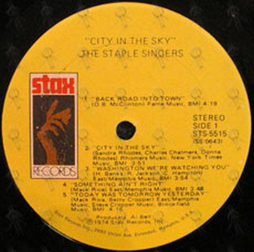 STAPLE SINGERS - City In The Sky - 3