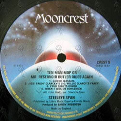 STEELEYE SPAN - Ten Man Mop Or Mr Reservoir Butler Rides Again - 3